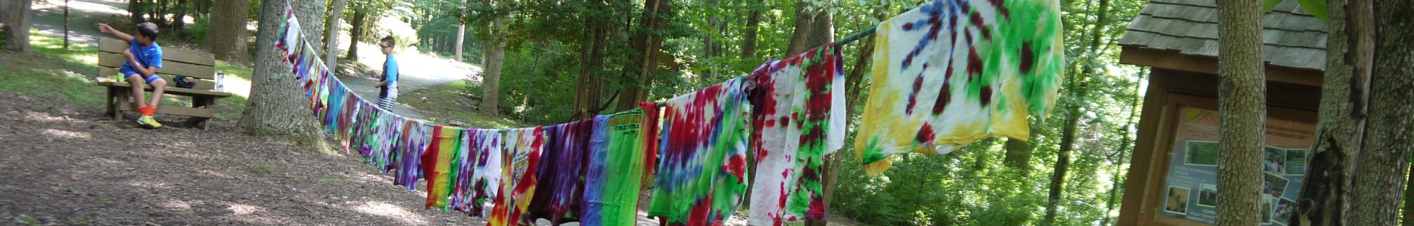 residential camp tie dye shirts